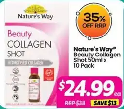 Your Discount Chemist Nature's Way Beauty Collagen Shot offer