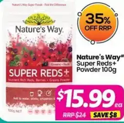 Your Discount Chemist Nature's Way Super Reds+ Powder offer