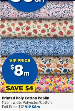 Spotlight Printed Poly Cotton Poplin offer