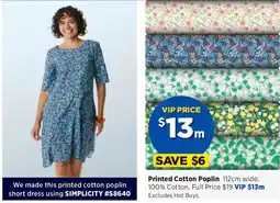 Spotlight Printed Cotton Poplin offer