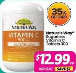 Your Discount Chemist Nature's Way Vitamin C Sugarless offer