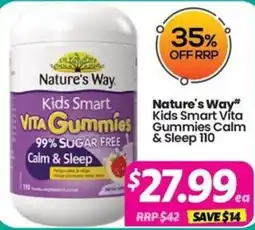 Your Discount Chemist Nature's Way Kids Smart Vita Gummies Calm & Sleep offer