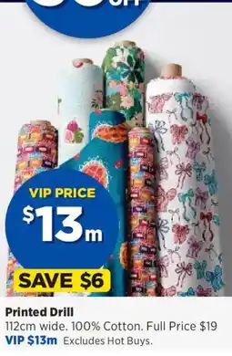 Spotlight Printed Drill offer