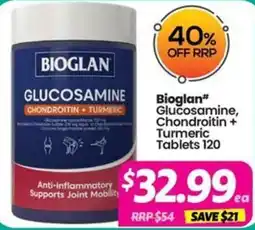 Your Discount Chemist Bioglan Glucosamine, Chondroitin + Turmeric offer