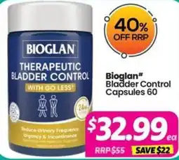 Your Discount Chemist Bioglan Therapeutic Bladder Control offer