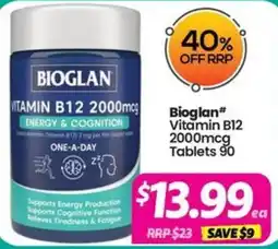 Your Discount Chemist Bioglan Vitamin B12 2000mcg offer