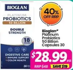 Your Discount Chemist Bioglan Platinum Probiotics offer