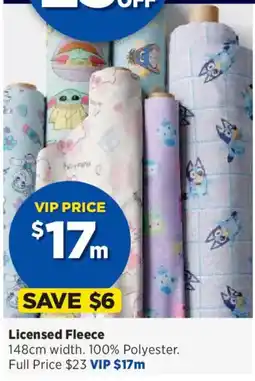 Spotlight Licensed Fleece offer
