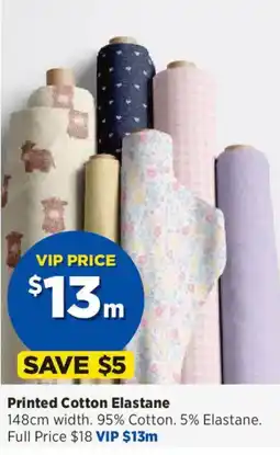 Spotlight Printed Cotton Elastane offer