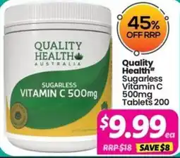 Your Discount Chemist Quality Health Sugarless Vitamin C offer