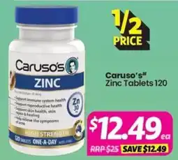 Your Discount Chemist Caruso's Zinc Tablets offer