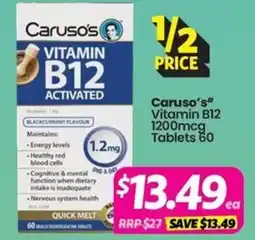 Your Discount Chemist Caruso's Vitamin B12 Activated offer