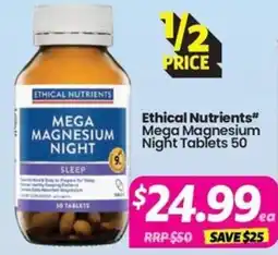 Your Discount Chemist Ethical Nutrients Mega Magnesium Night offer