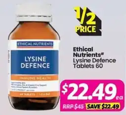 Your Discount Chemist Ethical Nutrients Lysine Defence offer