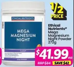 Your Discount Chemist Ethical Nutrients Mega Magnesium Night Powder offer