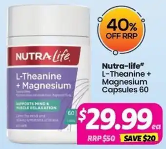 Your Discount Chemist Nutra-Life L-Theanine + Magnesium offer