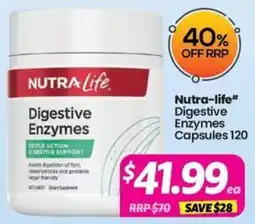 Your Discount Chemist Nutra-Life Digestive Enzymes offer