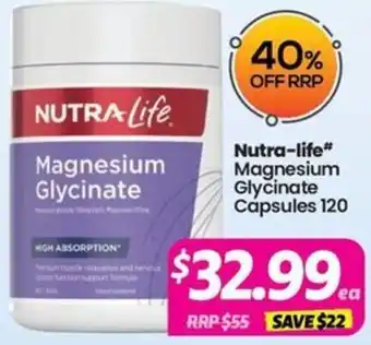 Your Discount Chemist Nutra-life Magnesium Glycinate offer