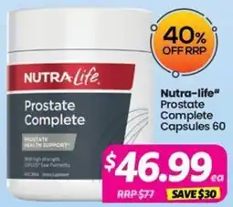 Your Discount Chemist Nutra-Life Prostate Complete offer