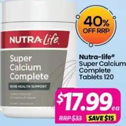 Your Discount Chemist Nutra-life Super Calcium Complete offer