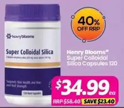 Your Discount Chemist Henry Blooms Super Colloidal Silica offer