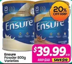 Your Discount Chemist Ensure Powder Varieties offer