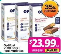Your Discount Chemist Optifast VLCD Bars 6 Pack Varieties offer