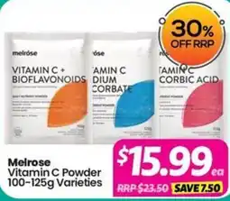 Your Discount Chemist Melrose Vitamin C Powder Varieties offer