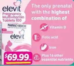 Your Discount Chemist Elevit Pregnancy Multivitamin Tablets offer