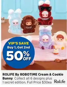 Spotlight Rolife By Robotime Cream & Cookie Bunny offer