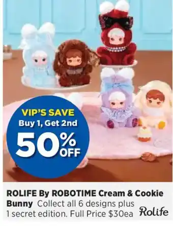 Rolife By Robotime Cream & Cookie Bunny