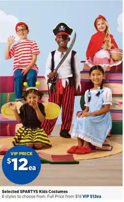 Spotlight Selected SPARTYS Kids Costumes offer