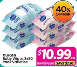 Your Discount Chemist Curash Baby Wipes Varieties offer