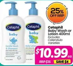 Your Discount Chemist Cetaphil Baby Wash or Lotion offer