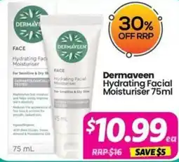 Your Discount Chemist Dermaveen Hydrating Facial Moisturiser offer