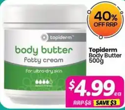 Your Discount Chemist Topiderm body butter offer