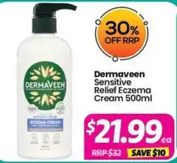 Your Discount Chemist Dermaveen Sensitive Relief Eczema Cream offer