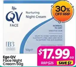 Your Discount Chemist Ego QV Face Night Cream offer