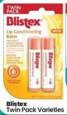 Your Discount Chemist Blistex Lip Conditioning Balm Twin Pack Varieties offer