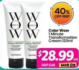 Your Discount Chemist Color Wow 1 Minute Transformation Cream offer