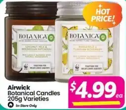 Your Discount Chemist Airwick Botanical Candles 205g Varieties offer