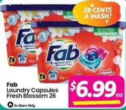 Your Discount Chemist Fab Laundry Capsules Fresh Blossom offer