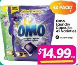 Your Discount Chemist Omo Laundry Capsules 42 Varieties offer