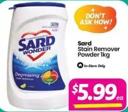 Your Discount Chemist Sard Stain Remover Powder offer