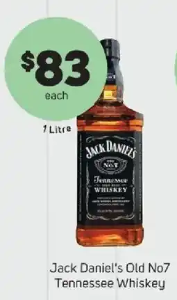 Foodland Jack Daniel's Old No7 Tennessee Whiskey offer