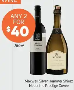 Foodland Maxwell Silver Hammer Shiraz Nepenthe Prestige Cuvée offer