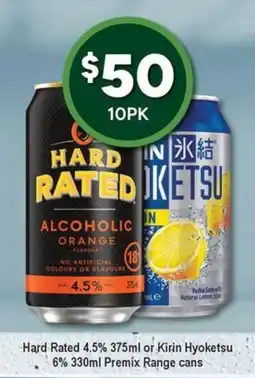 Bottler Hard Rated Alcoholic Orange offer