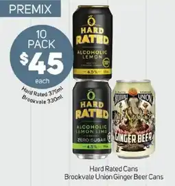 Foodland Hard Rated Cans Brookvale Union Ginger Beer Cans offer