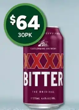 Bottler XXXXX Bitter offer