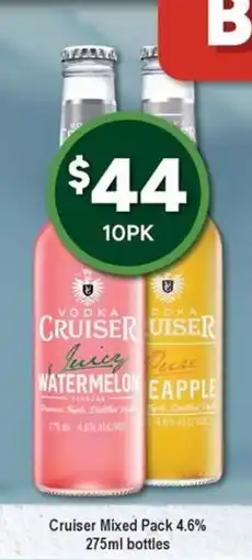 Bottler Cruiser Mixed Pack offer